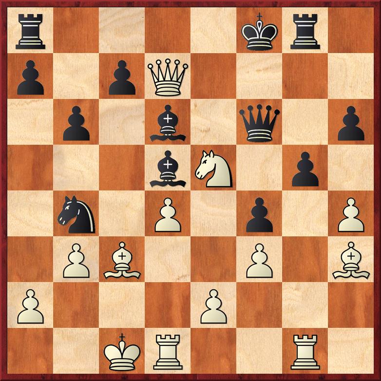 Stellung nach 22. Kf8